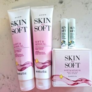 Avon Skin So Soft - Soft & Sensual lotion, Soap & Lip Balm Set